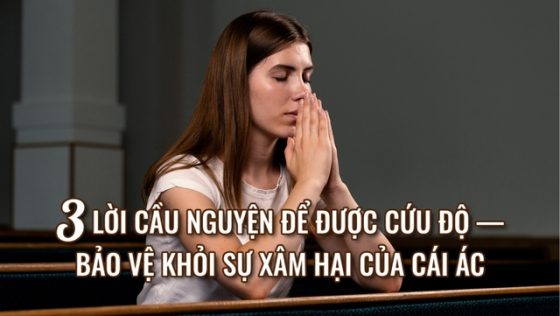 lời cầu nguyện để được cứu độ